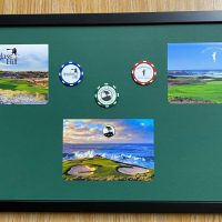 framed poker themed items