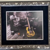Framed photo of Keith Richards