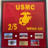 framed United States Marine Corp photos