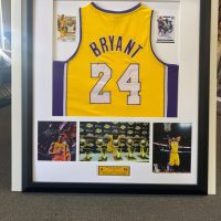 framed kobe bryant jersey