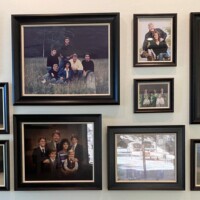 framed family photos