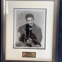 framed Elvis Presley photo