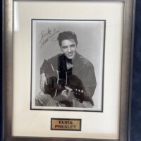 framed Elvis Presley photo